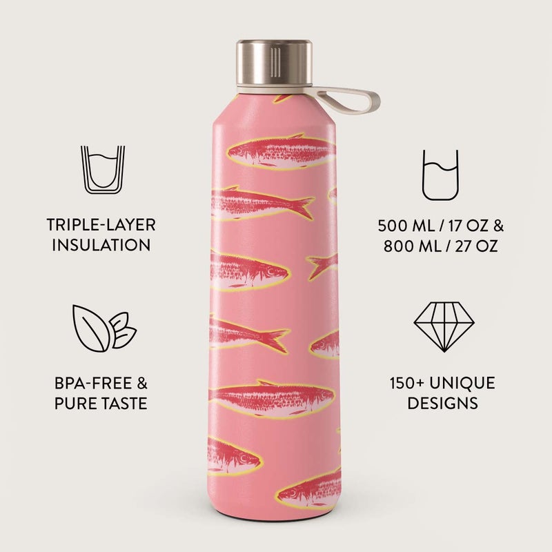 Burga Water Bottle. Keep Your Drinks At The Perfect Temperature And Your Style Impeccable, Whether At The Gym, Office, Or Outdoors (Gourmet) (500 Ml) - Image 2
